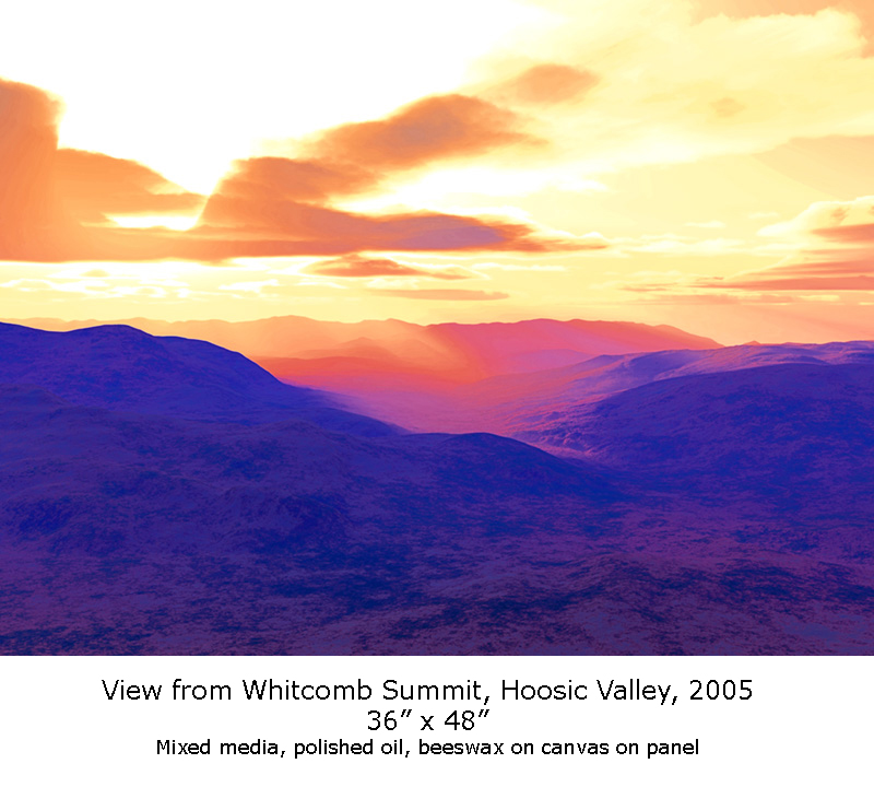 View from Whitcomb Summit, Hoosic Valley by Edward Cating