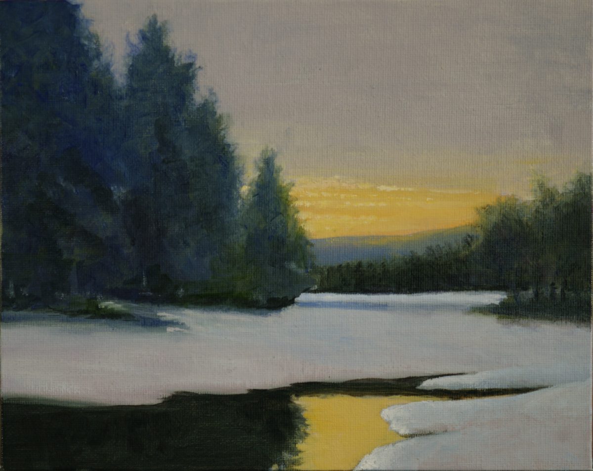 Grout Pond sunset — product preview