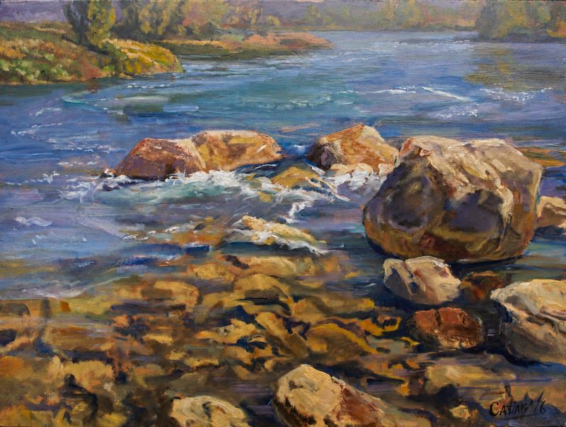 Stream — painting by Edward Cating